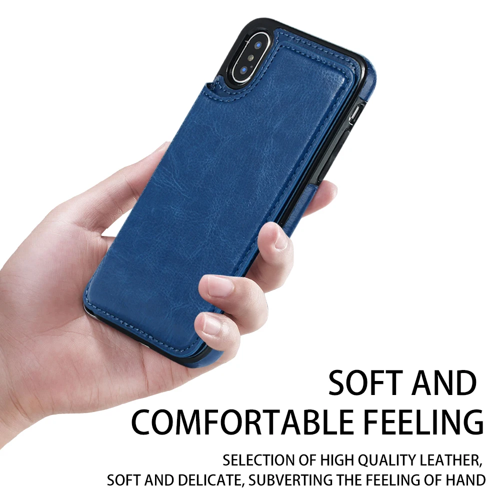 Кожаный чехол бумажник в стиле ретро для iPhone12 11 Pro Mini 7 X XS XR Max задняя крышка iPhone 6 6s 8
