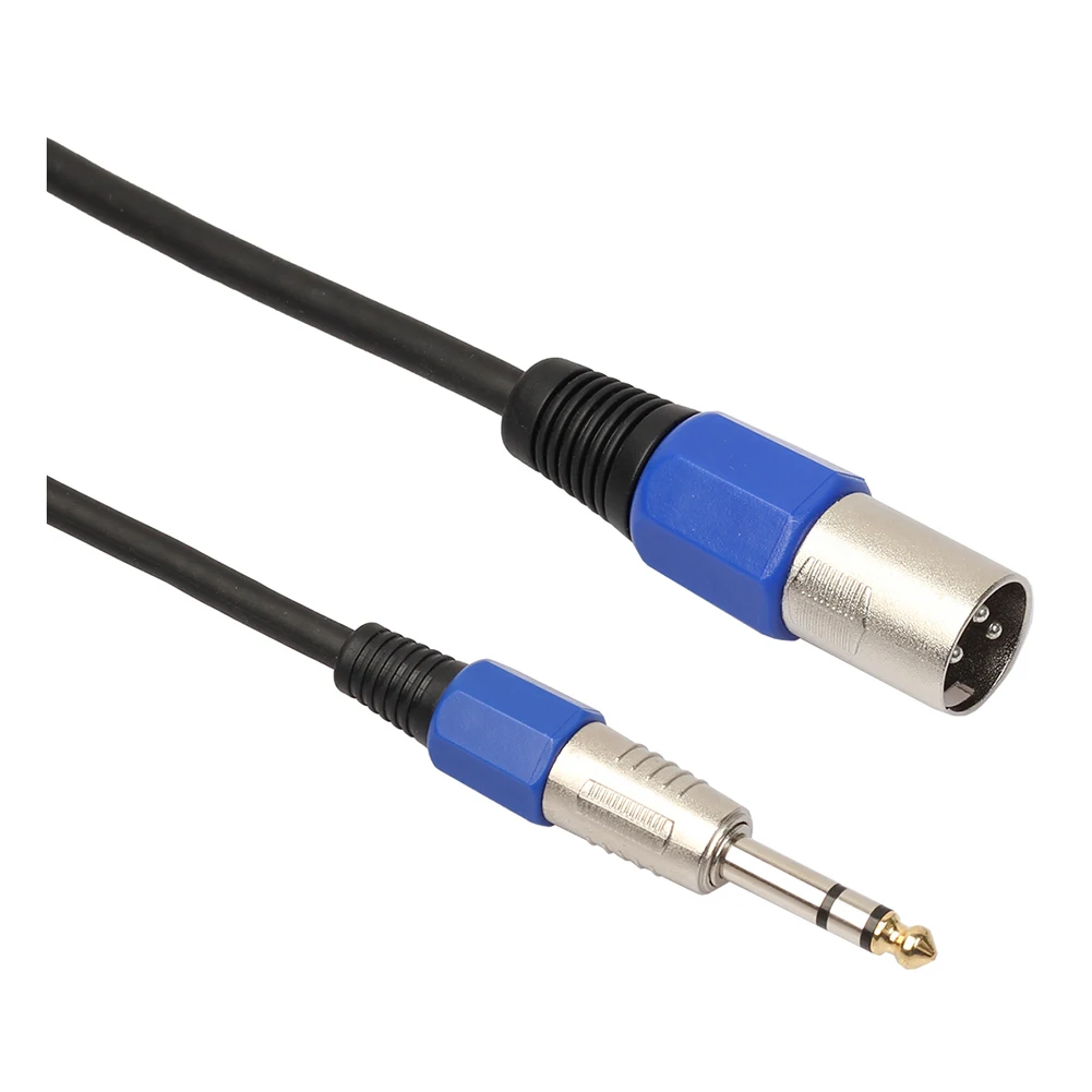 SCLS Профессиональный 35 см 3Pin XLR штекер Jack для 1/4 дюйма 6 мм Женский стерео микрофон