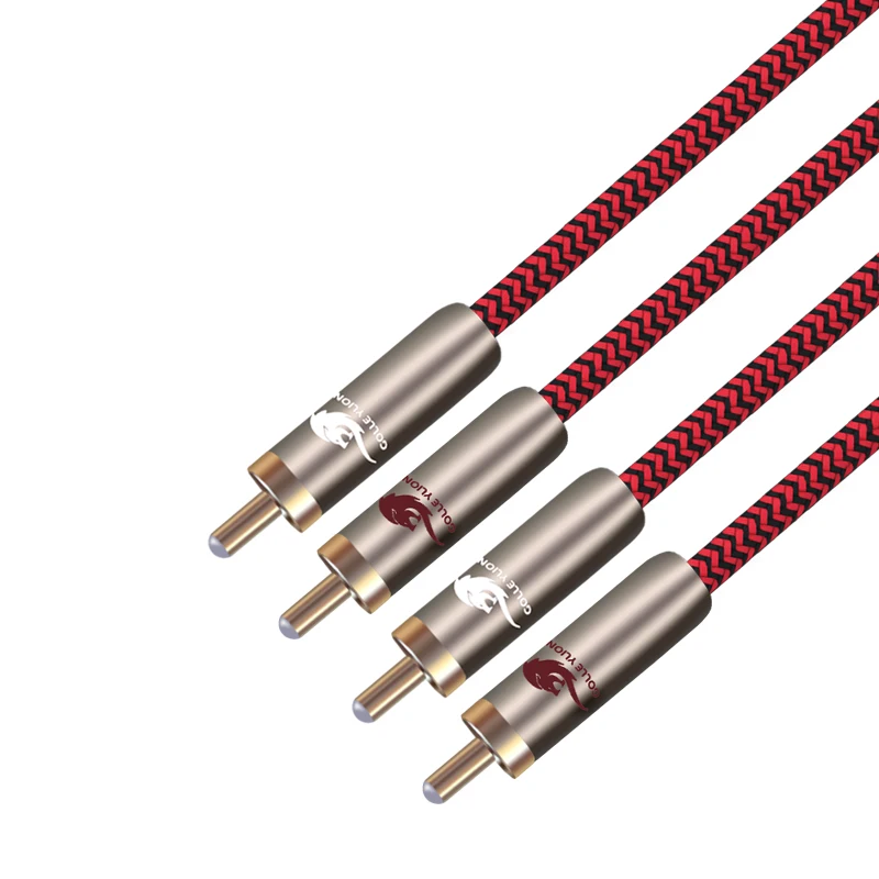 

Аудиокабель RCA/RCA, 10/12/15 м, с двойным аудиокабелем
