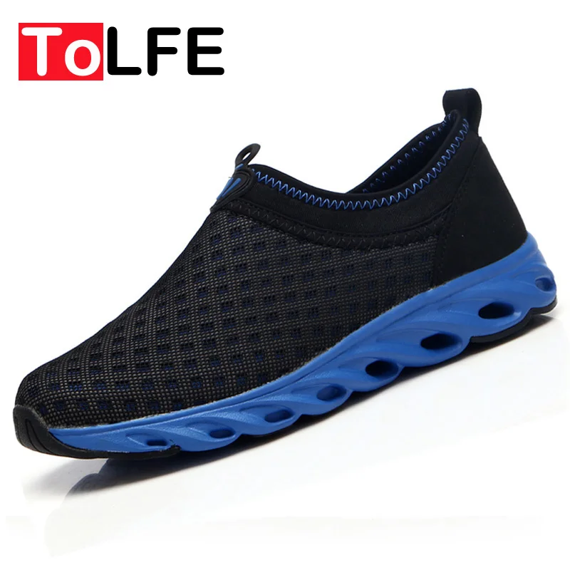 2016 туфли-men свободного покроя квартиры обувь летняя воздушные дышащая мужская