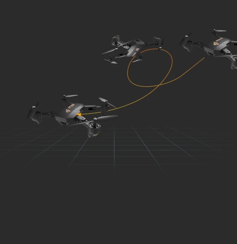 VISUO XS809HW(XS809H-W-HD-G) складной Wifi FPV Дрон с 2-мегапиксельной камерой удержание высоты g-сенсор режим RC Квадрокоптер RTF 2,4 ГГц