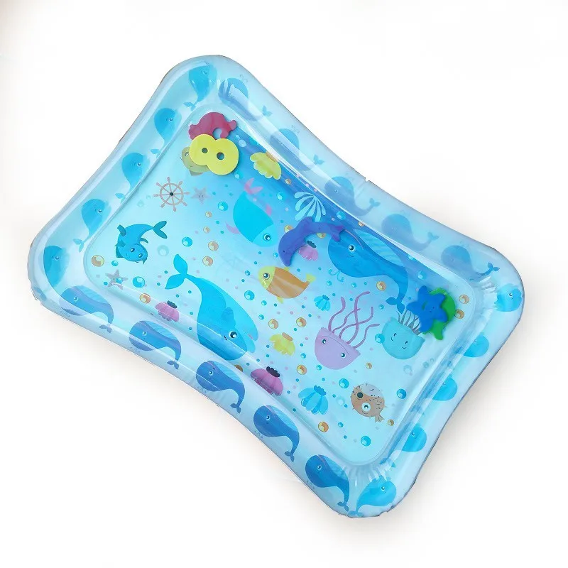 Inflatable Baby Infant Water Mat Summer Fun Toddler Crawling Sea World Printing | Спорт и развлечения