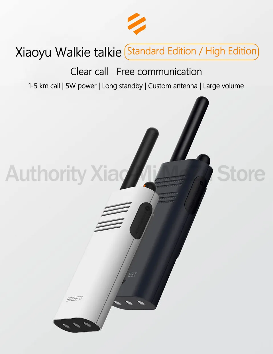 Xiaomi Beebest xiaoyu портативная беспроводная Переговорная связь