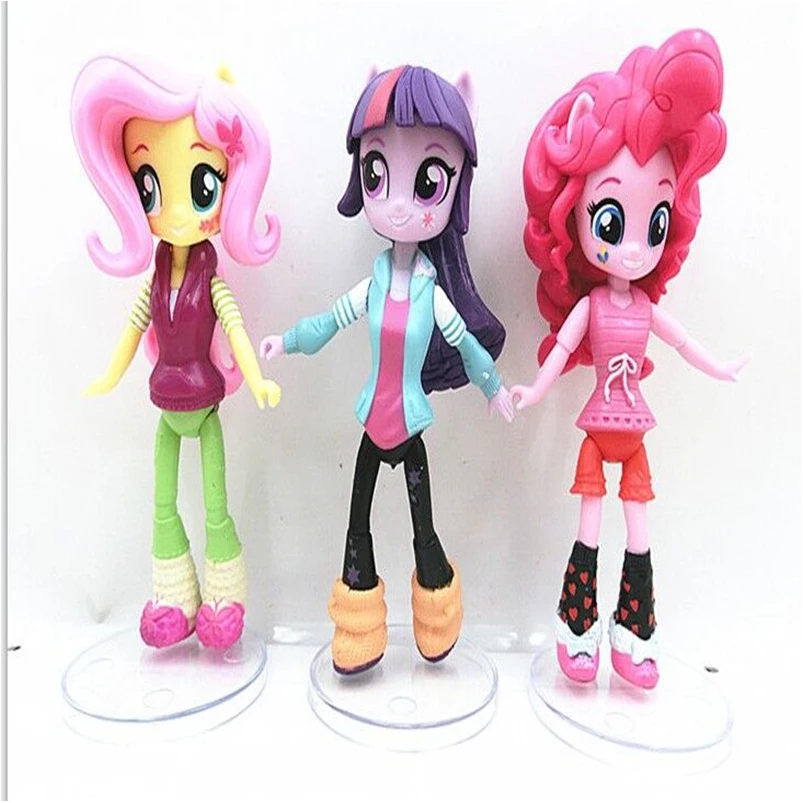 7 шт. My Little Pony 14 см игрушки Дружба это волшебная пони ПВХ фигурки Набор