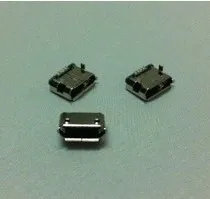 Free shipping 100 Pcs Micro 5 pin USB Female Jack Socket 2 DIP fixed foot Connector | Обустройство дома
