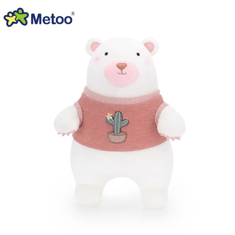 24 см Kawaii Медведь Мягкие плюшевые животные мультфильм детские игрушки для девочек Дети День рождения Рождественский подарок кукла Metoo - Цвет: 7