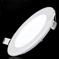 ultra thin 3w4w6w9w12w15w18w dimmable led panel light circle ceiling board lamp 2835 smd acrylic exhibition hall shop