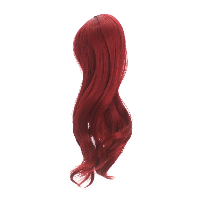 

New Fashion Style Heat Resistant Wire Synthetic Long Wave Curly Hair Wig for BJD Doll Wig Only