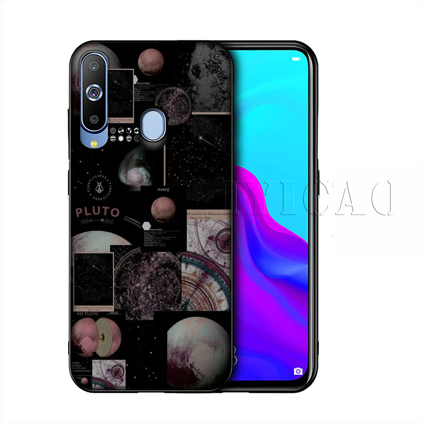 IYICAO Компас Карта мира звезда Силиконовая Мягкий чехол для samsung Galaxy A10 A30 A40 A50 A70 M10 M20