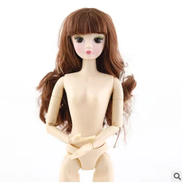 P Мини BJD куклы 3D синий фиолетовый глаза с 20 подвижных суставов Мода DIY куклы 22 стиля для девочки подарок - Цвет: P