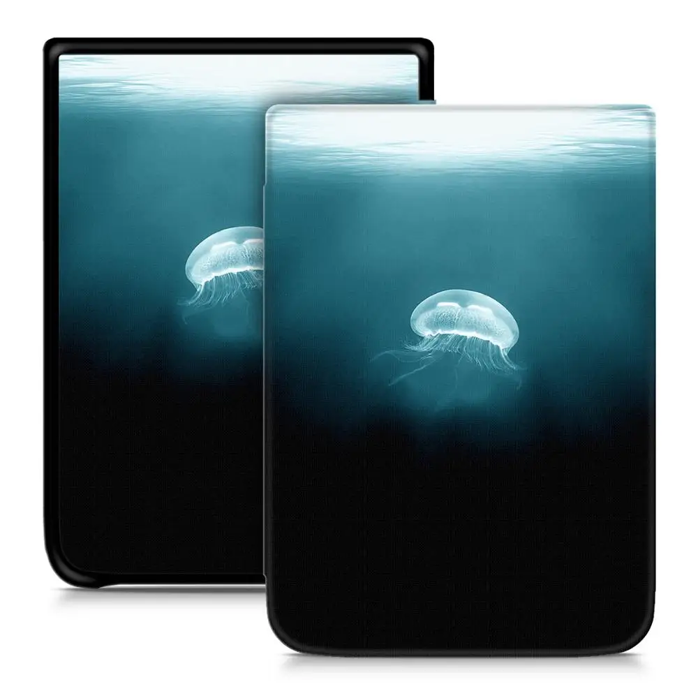 Jellyfish Магнитный смарт-чехол BOZHUORUI для 7,8 ''Pocketbook 740 InkPad 3 PB740 Ereader с автоматическим пробуждением/спящим модным ультратонким чехлом - Цвет: Jellyfish