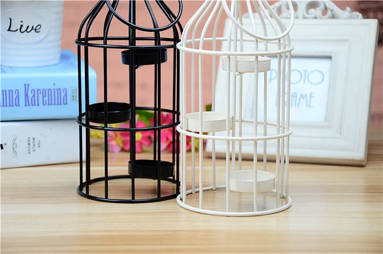 

1 Piece European Style Candle stick Lamp Candle holder Light Bedroom Wedding Candle decoration Holder Lantern Vintage Small