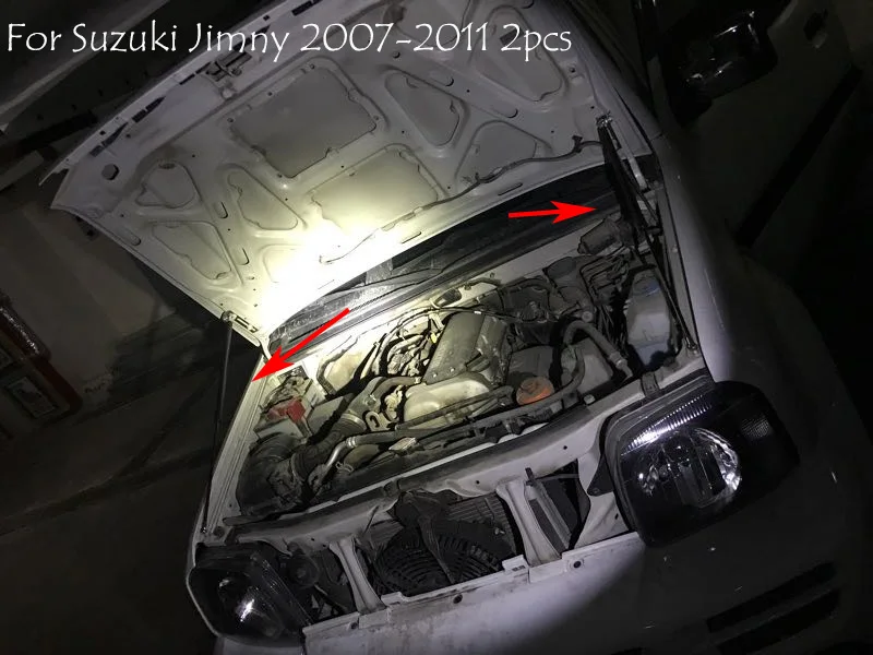 Для Suzuki Jimny 3th 2007- автомобильный Стайлинг ремонт капота газа шок подъем стойки