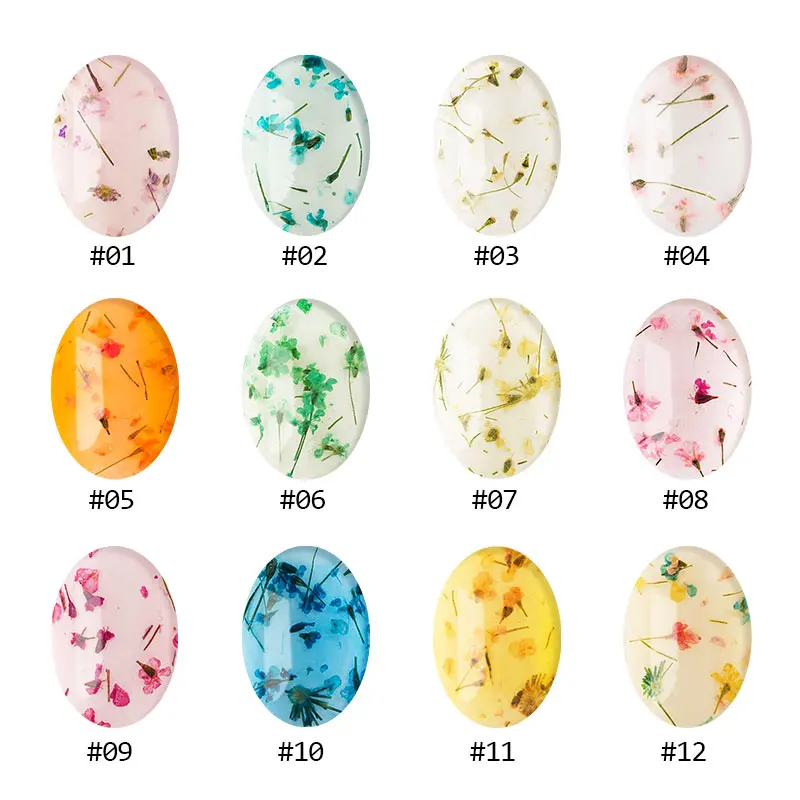 Saviland Лето сушеные цветы лак для ногтей Феи украшения гель Цветочный отмачиваемый