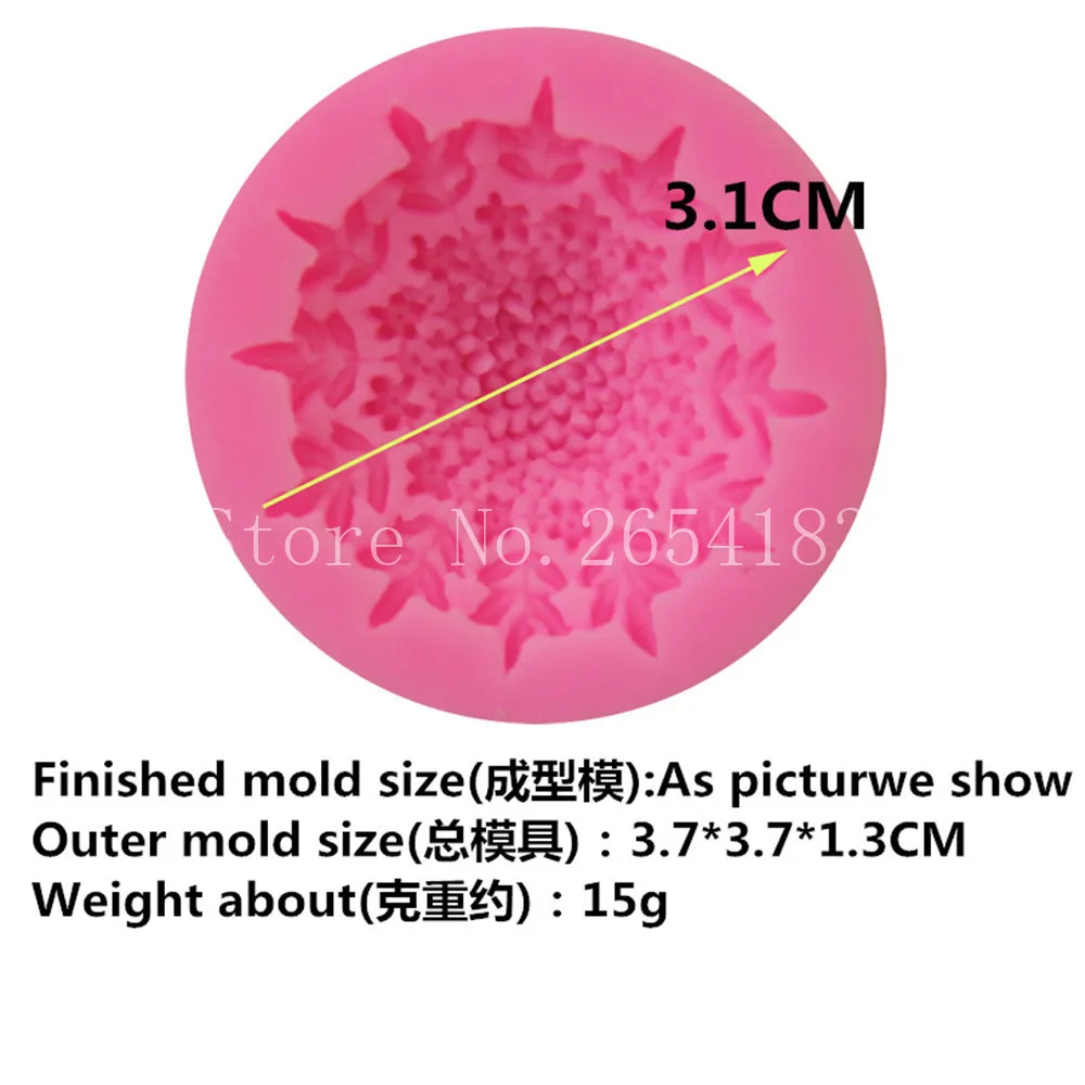 Flower Anemone Silicone Fondant Actinian Soap 3D Cake Mold Cupcake Jelly Candy Chocolate Decoration Baking Tool FQ3265 | Дом и сад