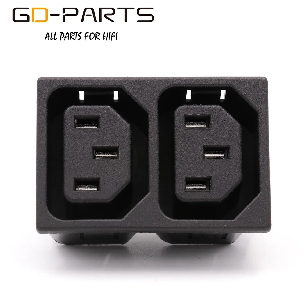 GD PARTS двойной разъем питания IEC320 Штекерный розетка В переменного тока 10 А CE CCC TUV