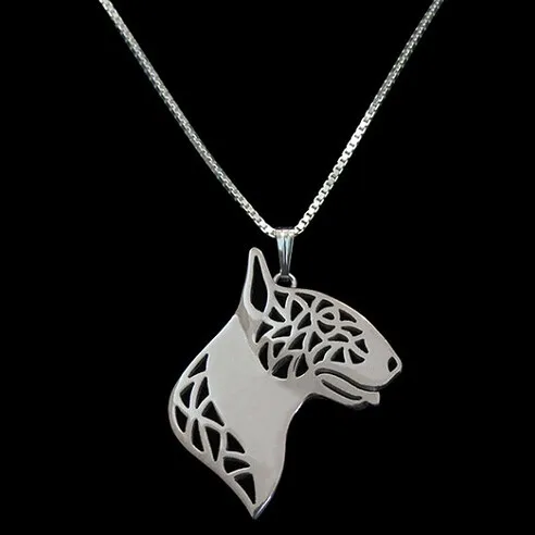 Ожерелье в виде Бультерьера украшение с золотым покрытием|jewelry silver|boho chicpendant jewelry |