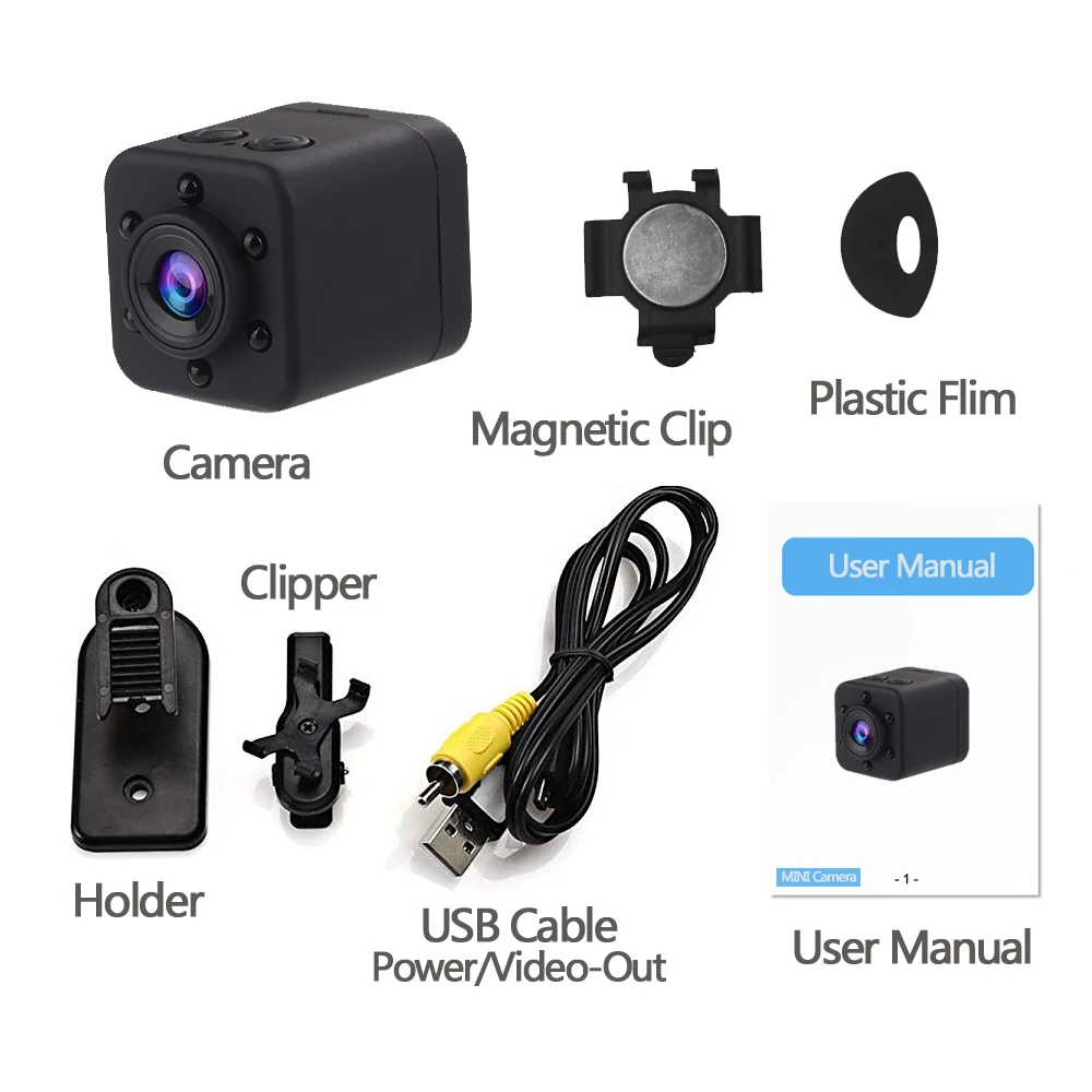 Новый Full HD 720 P/1080 P SQ 18 мини видеокамера для автомобиля Спорт DV DVR камера ИК