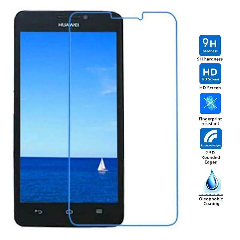 Закаленное стекло 2.5D 9H для Huawei Ascend G730 G740 G750 G610 G620s 8817 G630 G628 G520 Защитная пленка