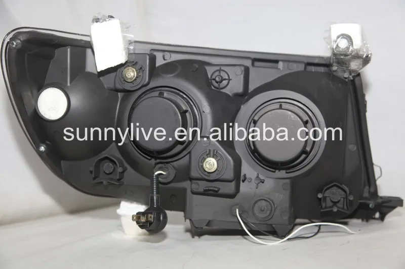 2006-2007 для TOYOTA Land cruiser LC100 4700 FJ100 светодиодный головной фонарь ангельские глазки черного типа