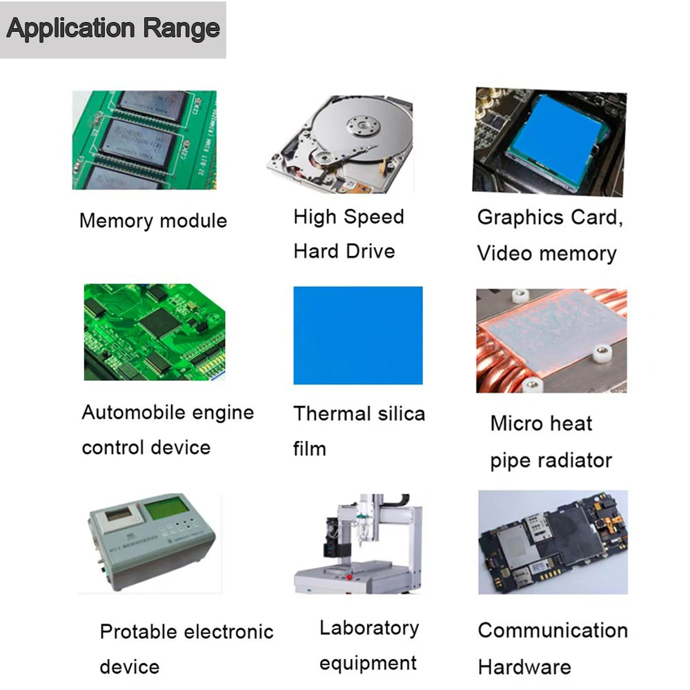 2000PCS 15mm*15mm*1mm Laptop SMD DIP IC GPU BGA Chip Silicone Conduction Heatsink Thermal Paste Compounds Pad Pads