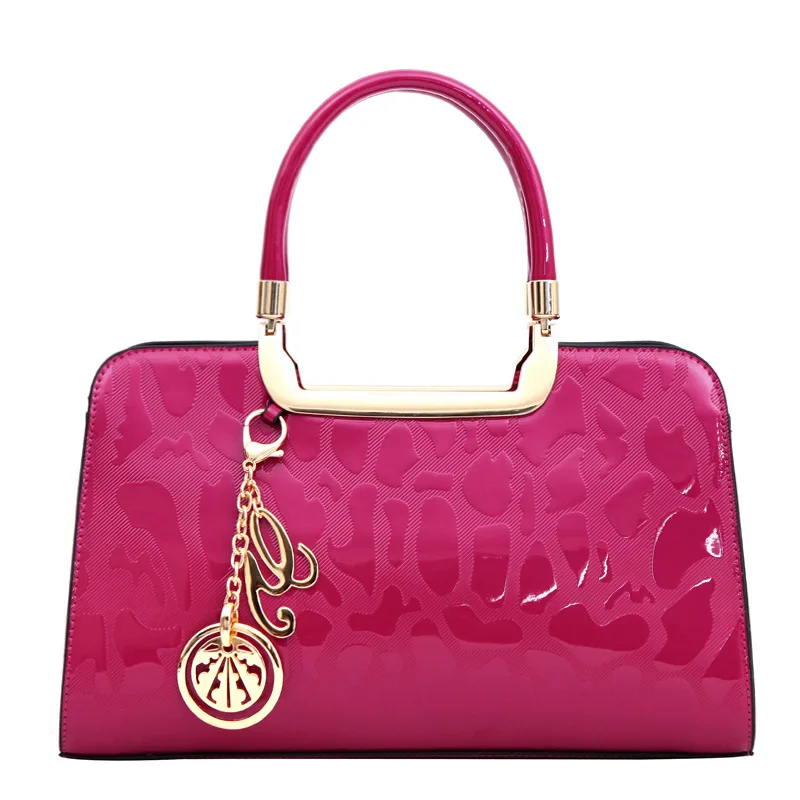 Новая Мода Аллигатор женские сумки Европейский дизайн лакированная кожа на