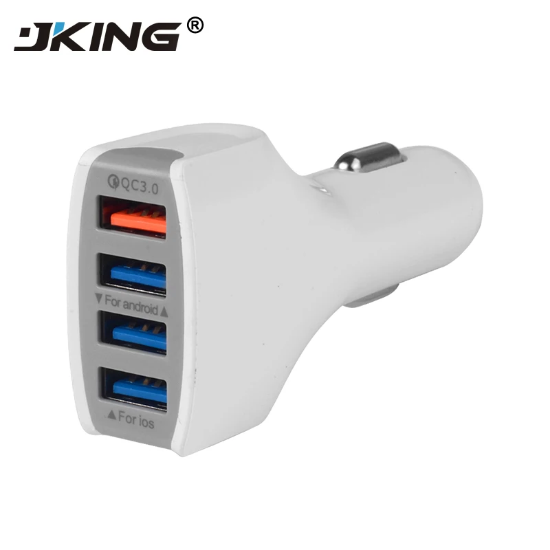 Quick Charge 3.0 QC3.0 Car Charger Mobile Phone Car-Charger 4 Port USB Car Charger Adapter Cable Universal For iPhone Samsung