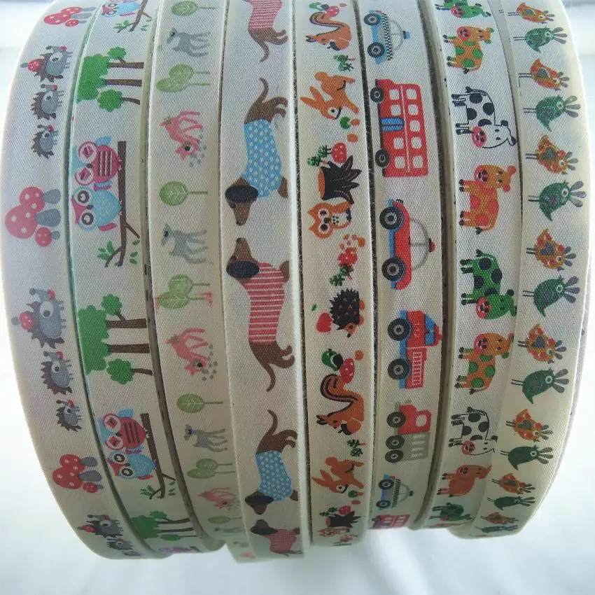 Тканевая лента для шитья и упаковки хлопчатобумажная 5/8 &quot 15 мм 5Yds 5 мм|ribbon