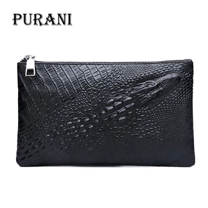 menpurnai black hand wallets alligator leather wallet men purse long wallet male clutch bag crocodile pattern carteira masculina free global shipping
