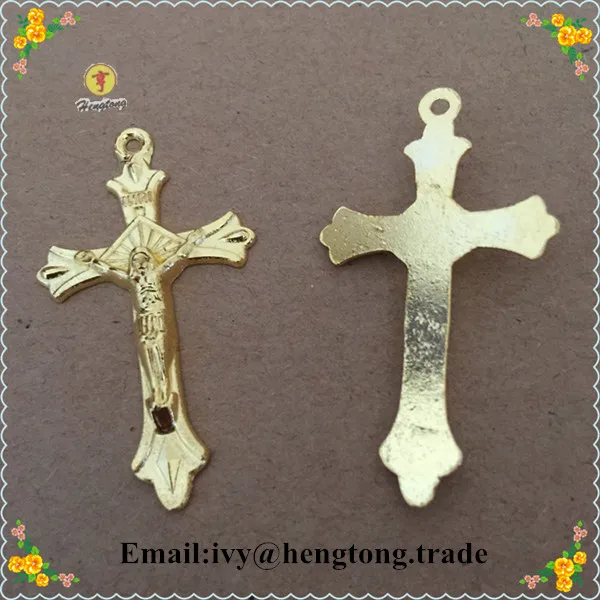 Бесплатная доставка подвеска в виде креста из золотистого сплава