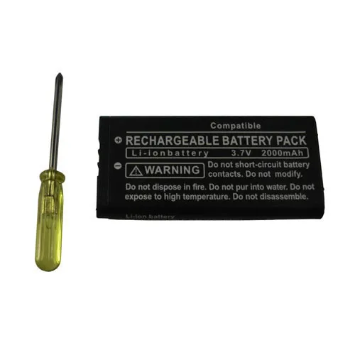 Аккумуляторная литий ионная батарея 2000 мАч + набор инструментов для Nintendo DSi