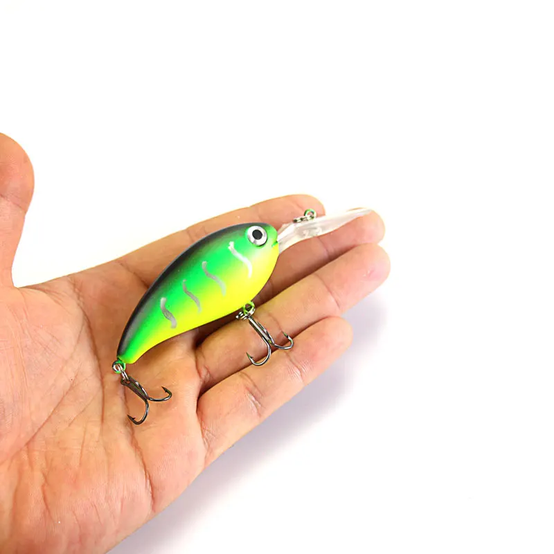 

1pcs 14g 10cm Crankbait Fishing Wobblers Hard bait Bass Spinner Fishing Lures 17 Colors Pesca fishing tackle DP04