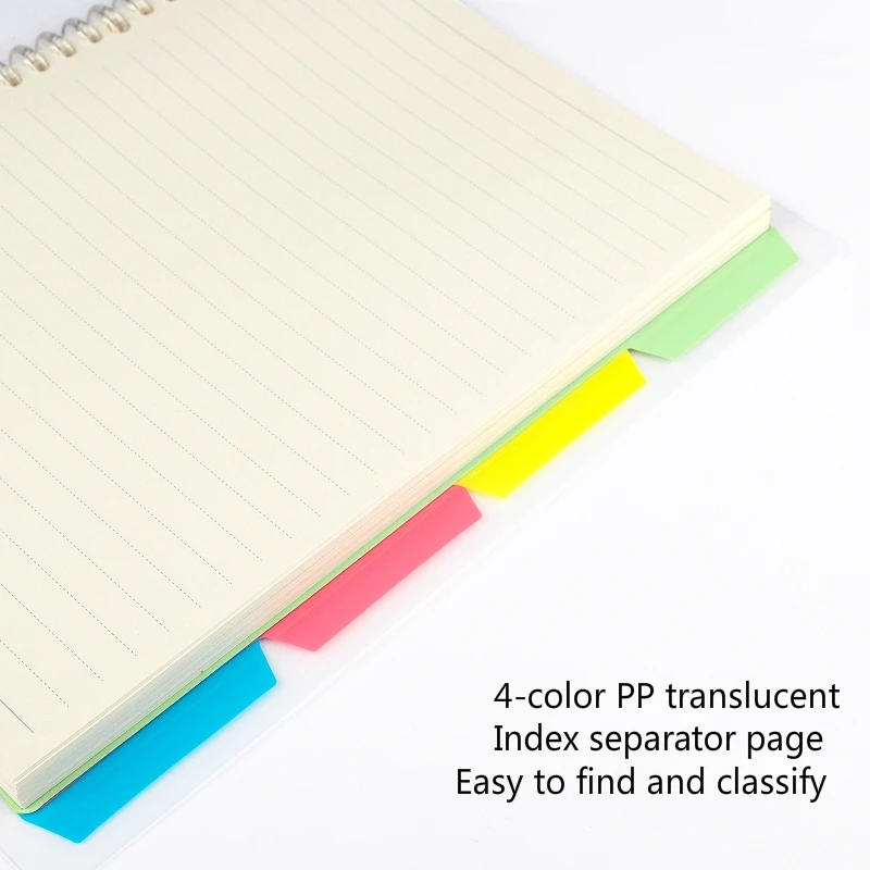 A5 матовый прозрачный ноутбук канцелярская книга Корейская Студенческая катушка