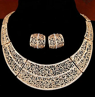 Женский комплект украшений MINHIN набор с золотым и серебряным покрытием |