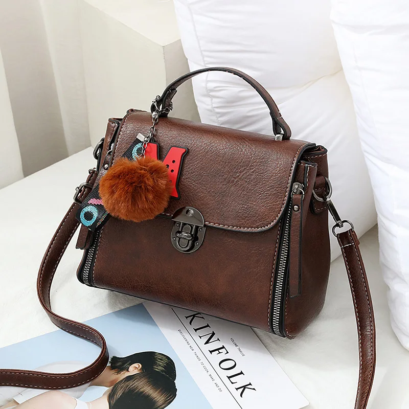 Винтаж Новый сумки для женщин 2019 женский брендовая кожаная сумочка высокое