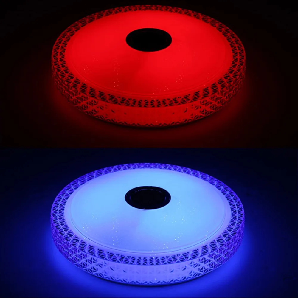 Умный Bluetooth музыкальный потолочный светильник мобильное приложение для спальни