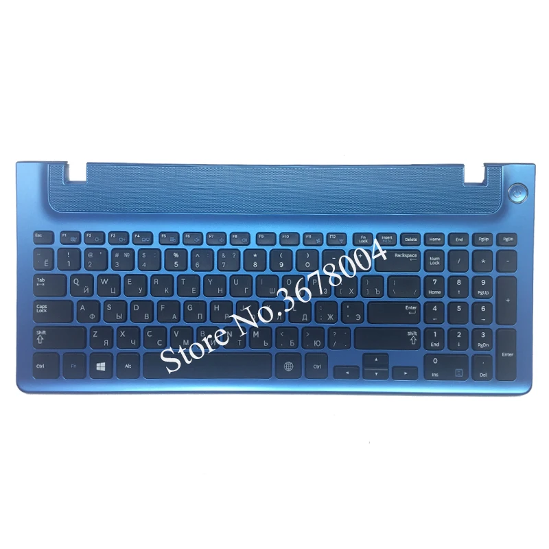 

Russian keyboard with blue frame for samsung NP355E5C NP355V5C NP300E5E NP350E5C NP350V5C RU laptop keyboard layout
