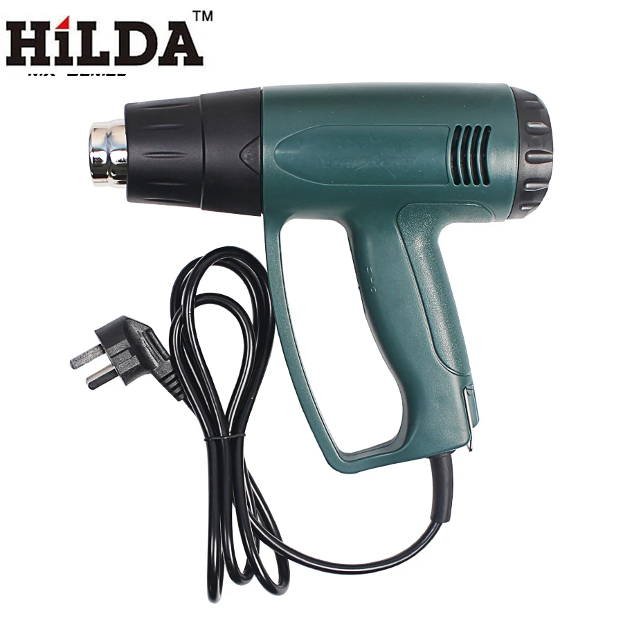 HILDA 220 V EU Plug Industrial 2000 W электрический тепловой пистолет терморегулятор Термоусадочные Упаковочные нагревательный элемент для электрических