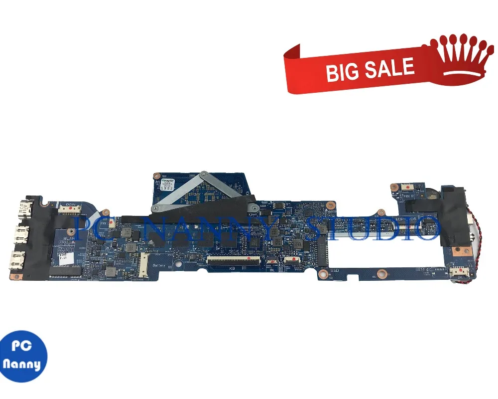 Материнская плата для ноутбука HP ENVY 13T AB000 13 AB 909254 601 001 I7 7500U SR2ZV 6050A2867801 MB A01