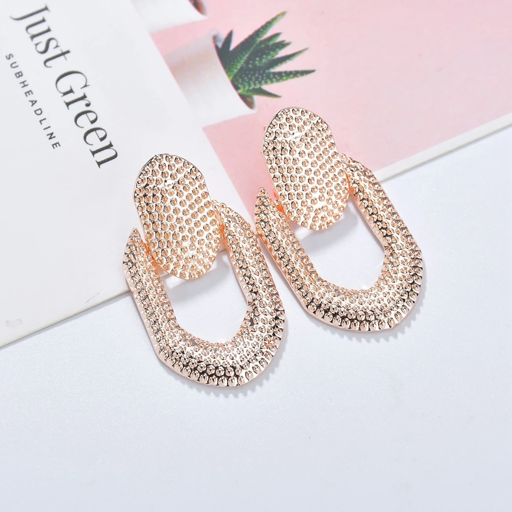 2019 Fashion Earrings For Women Round Drop Metal Charming Bohemian Femal Girls Party Decoration | Украшения и аксессуары