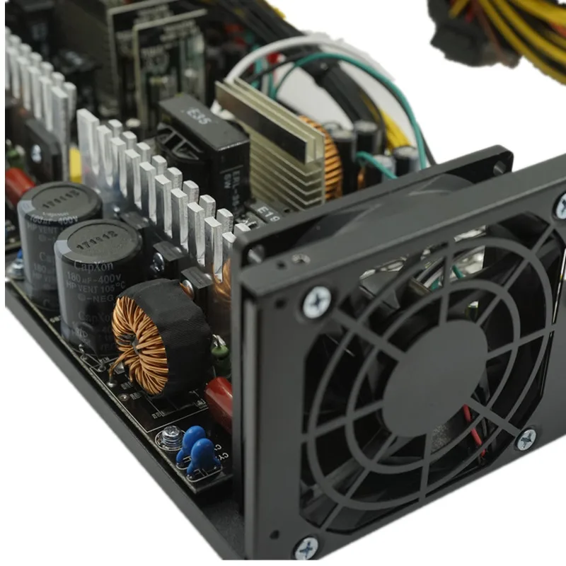 Блок питания ATX для майнинга 1800 Вт asic Биткоин Майнер блок ПК ethereum pico psu rig 110 В