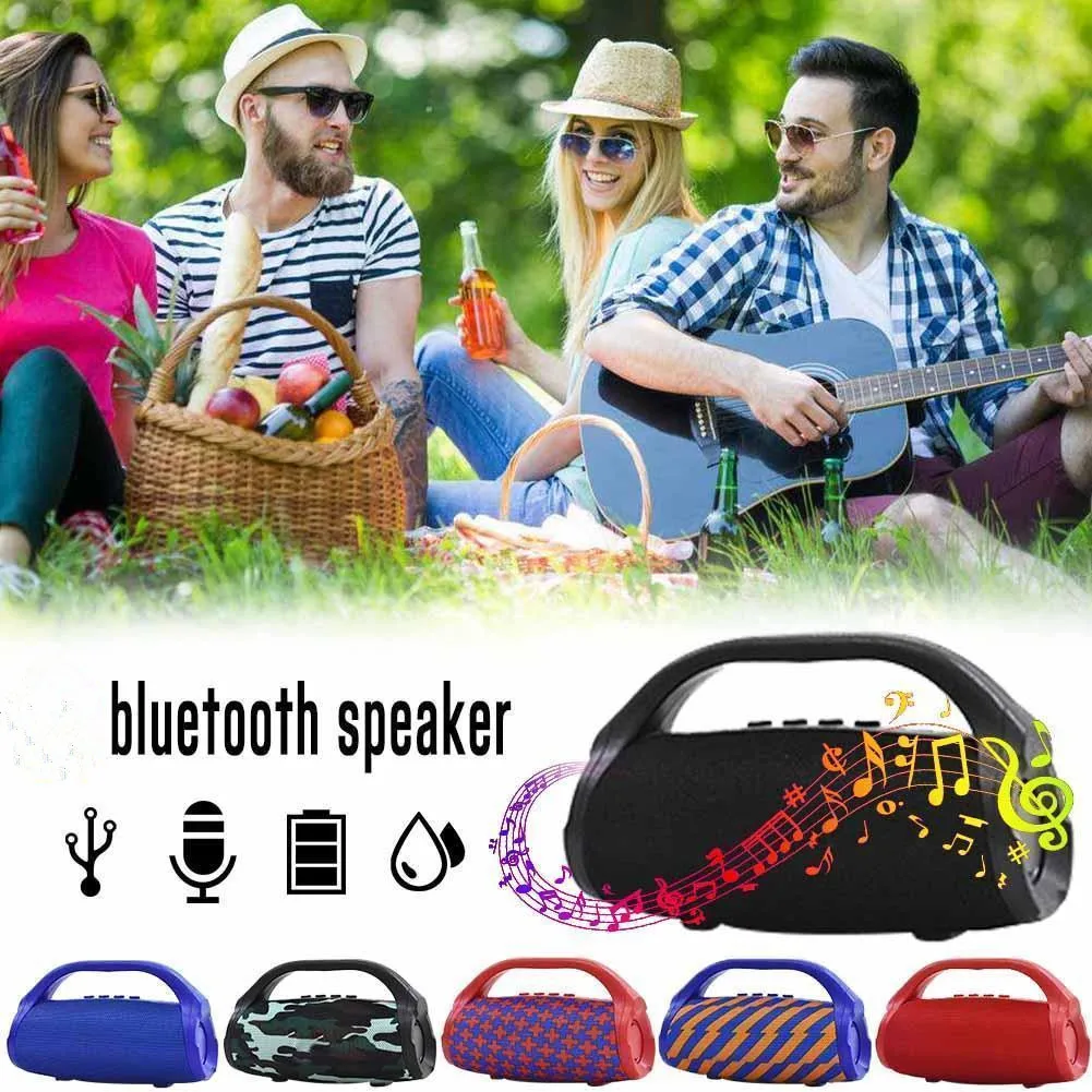 Высокое качество портативный музыкальный аудио динамик fm радио USB Micro SD TF карта MP3