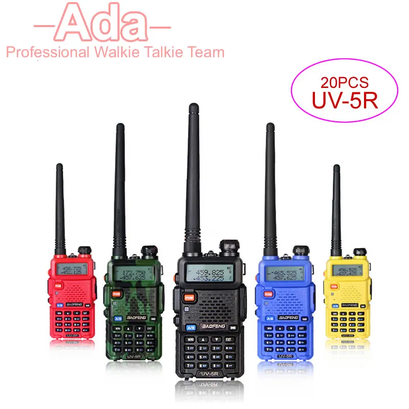 Бесплатная доставка DHL 20 шт. новинка черный BAOFENG UV 5R VHF/UHF 136 174/400 520 МГц