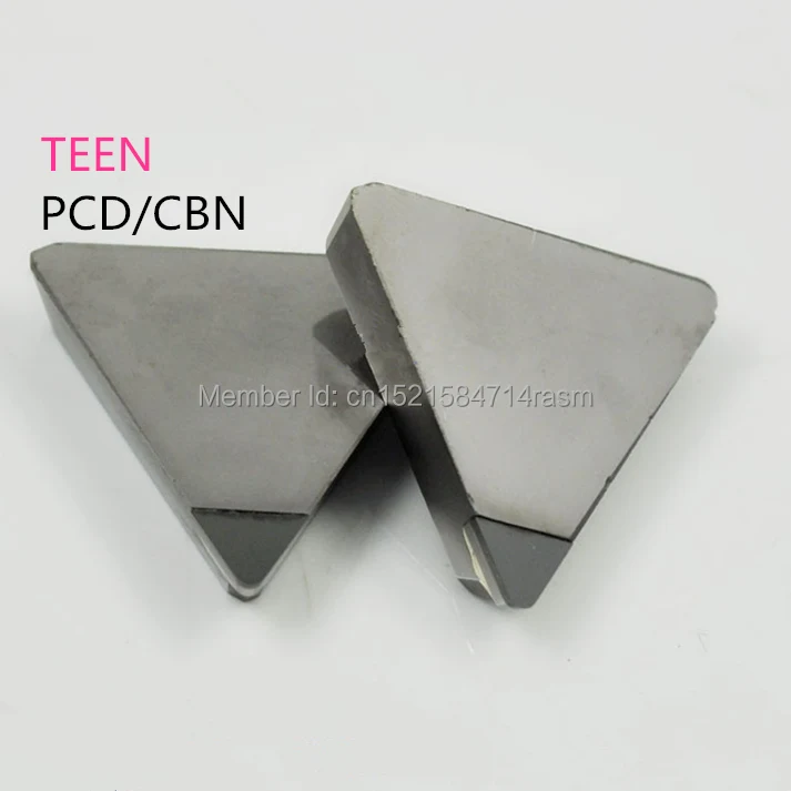 KLOT 2 шт. TEEN160304/220408AFFN PCD алмазные наконечники фрезерные Вставки CNC токарные