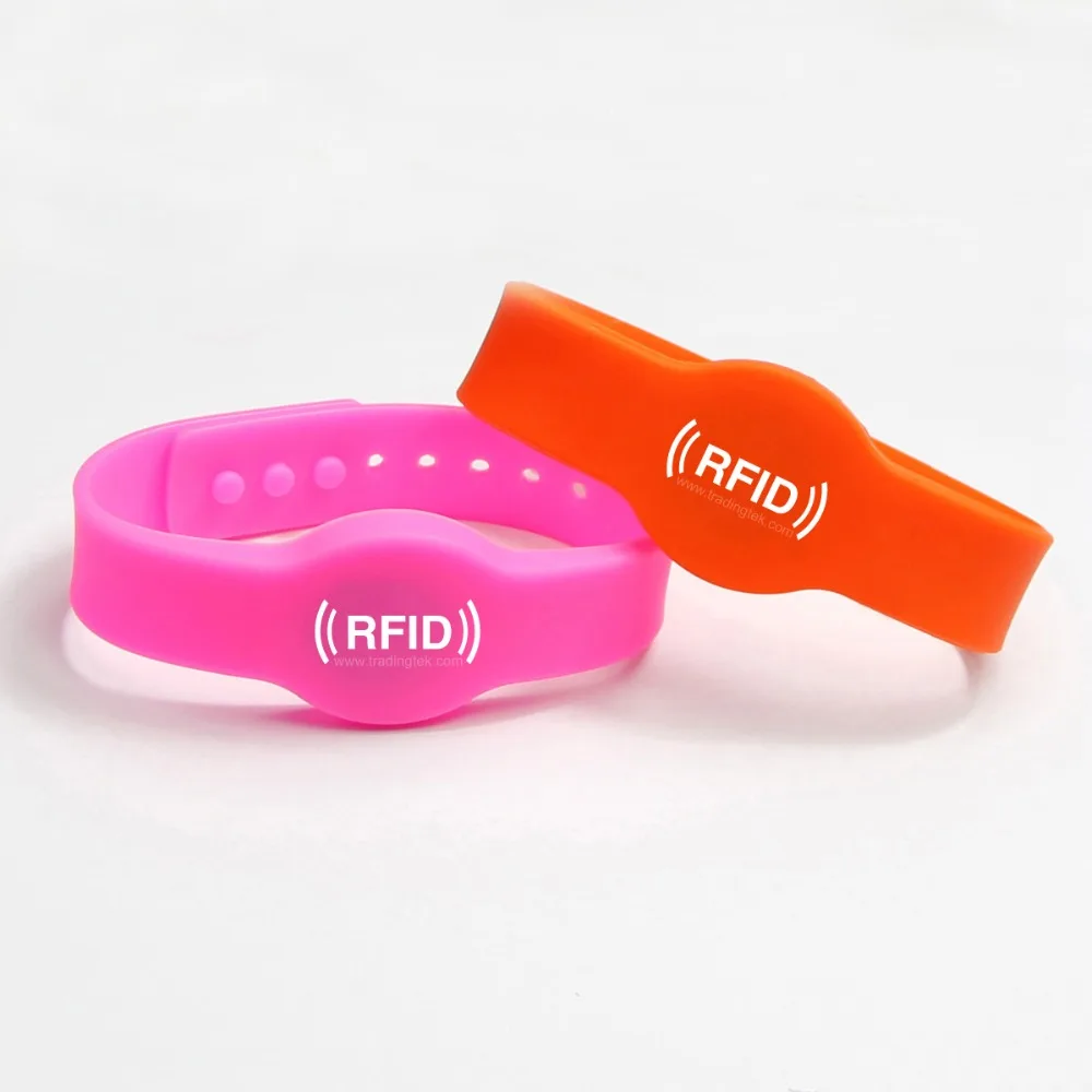 WB04 силиконовый RFID браслет частота 125 кГц для контроля доступа 330 бит R/W ISO18000-2 с