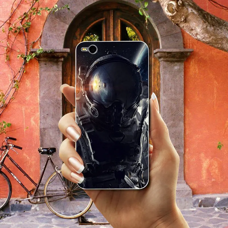 Soft Phone Case TPU Silicon for HTC Desire 530 630 626 628 816 820 One A9 E9 M7 M8 M9 M10 Plus U11 Bags Sci Fi Astronaut | Мобильные