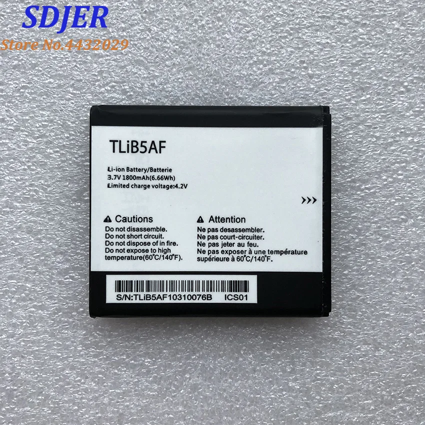Оригинальный аккумулятор TLiB5AF для Alcatel One Touch Pop C5 OT 5036 5036D 5037 5037D сменные