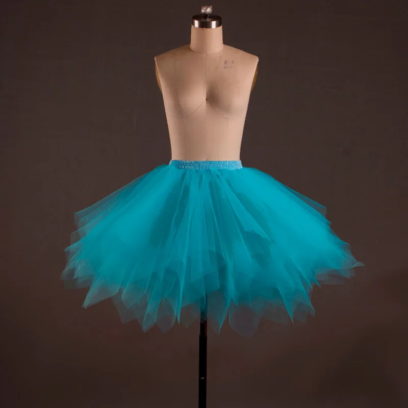 Новинка 2017 стильная фатиновая юбка для взрослых Женская 45 см мусульманская