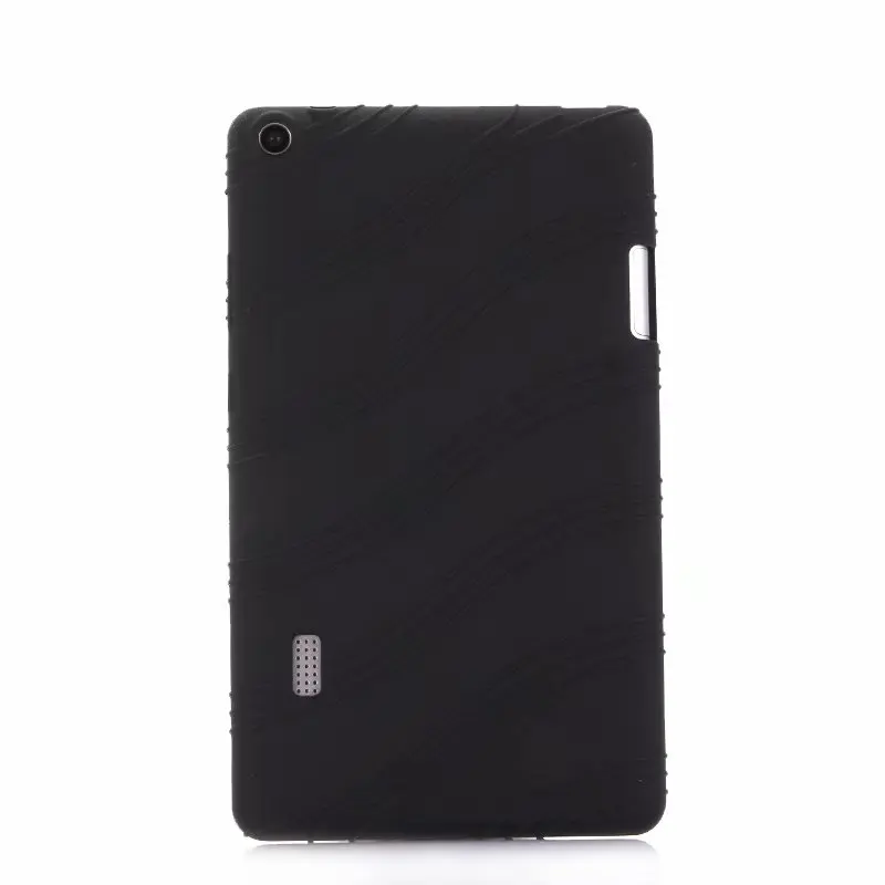 black Мягкий чехол для huawei T3 7 WiFi версия чехол для планшета силиконовая подставка защитная оболочка для huawei MediaPad T3 7,0 BG2-W09 чехол для планшета - Цвет: black