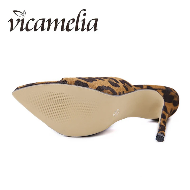 Vicamelia/Новинка лета 2018 года Модные женские босоножки на высоком каблуке с